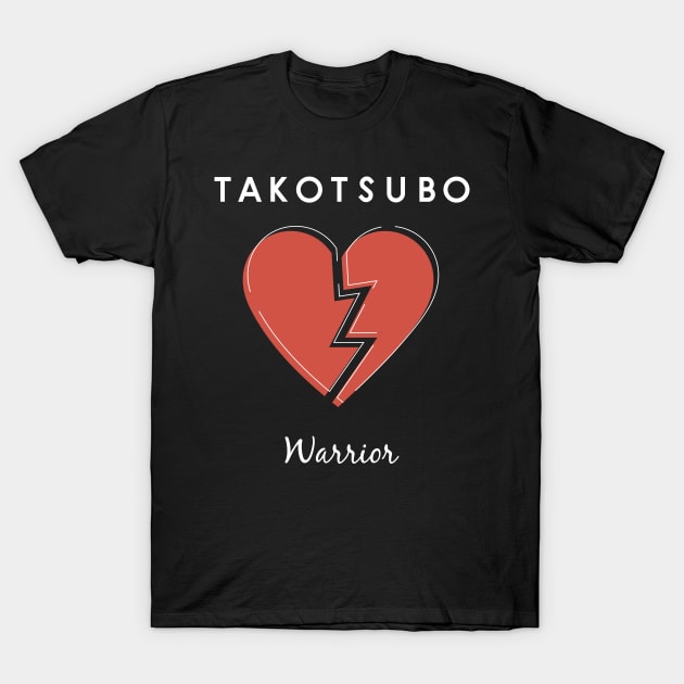 Takotsubo Warrior T-Shirt by kikibul
